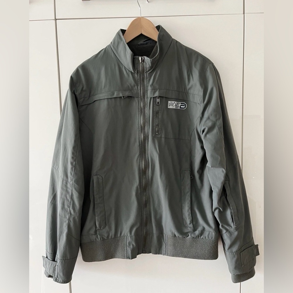 Vintage DIESEL 79 Racing Biker Bomber Jacket Size L